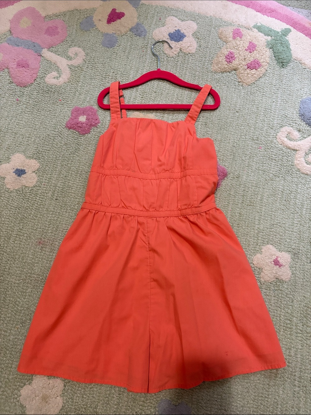 Abercrombie & Fitch Coral Orange Girls Romper